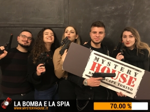 escape room mystery house torino La Bomba e la Spia