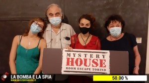 escape room mystery house torino La Bomba e la Spia