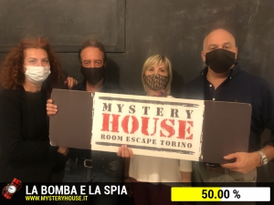 escape room mystery house torino La Bomba e la Spia