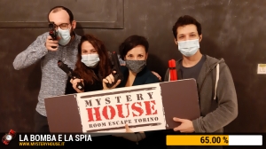 escape room mystery house torino La Bomba e la Spia