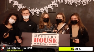 escape room mystery house torino La Bomba e la Spia