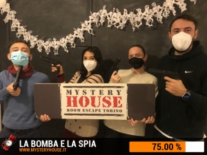 escape room mystery house torino La Bomba e la Spia