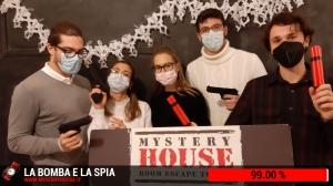 escape room mystery house torino La Bomba e la Spia