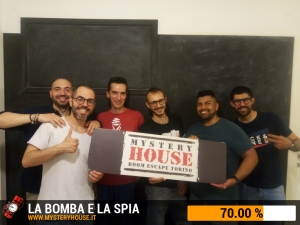 escape room mystery house torino La Bomba e la Spia