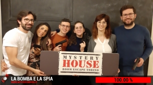 escape room mystery house torino La Bomba e la Spia