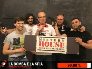 escape room mystery house torino La Bomba e la Spia