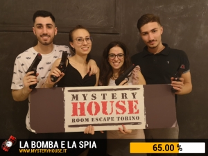 escape room mystery house torino La Bomba e la Spia