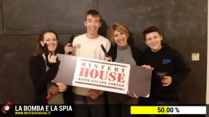 escape room mystery house torino La Bomba e la Spia