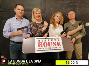 escape room mystery house torino La Bomba e la Spia