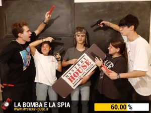 escape room mystery house torino La Bomba e la Spia