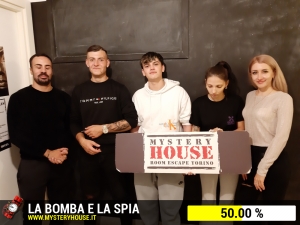 escape room mystery house torino La Bomba e la Spia