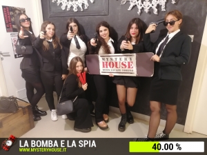 escape room mystery house torino La Bomba e la Spia