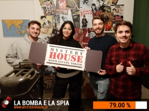 escape room mystery house torino La Bomba e la Spia