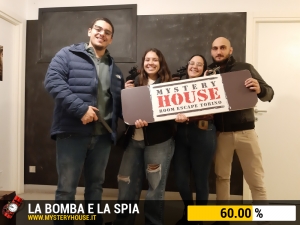 escape room mystery house torino La Bomba e la Spia