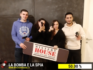 escape room mystery house torino La Bomba e la Spia