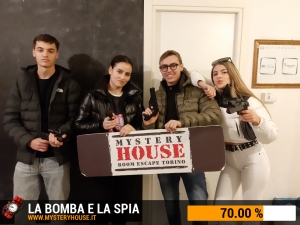 escape room mystery house torino La Bomba e la Spia