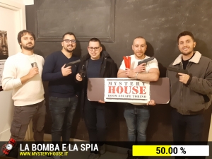 escape room mystery house torino La Bomba e la Spia