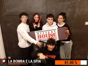 escape room mystery house torino La Bomba e la Spia