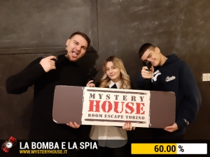 escape room mystery house torino La Bomba e la Spia