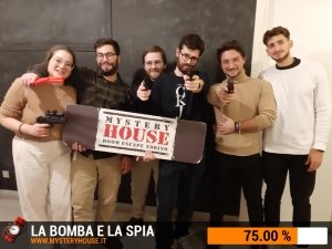 escape room mystery house torino La Bomba e la Spia