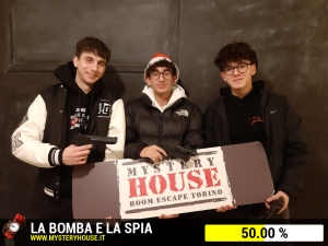 escape room mystery house torino La Bomba e la Spia