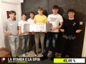 escape room mystery house torino La Bomba e la Spia