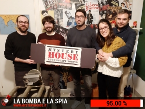 escape room mystery house torino La Bomba e la Spia