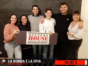 escape room mystery house torino La Bomba e la Spia