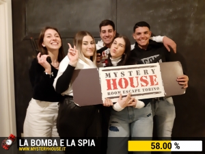 escape room mystery house torino La Bomba e la Spia