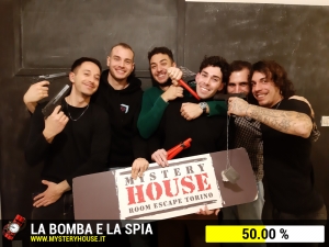 escape room mystery house torino La Bomba e la Spia