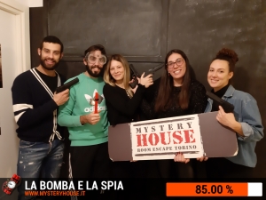 escape room mystery house torino La Bomba e la Spia