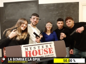 escape room mystery house torino La Bomba e la Spia