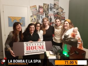 escape room mystery house torino La Bomba e la Spia