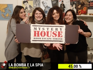 escape room mystery house torino La Bomba e la Spia