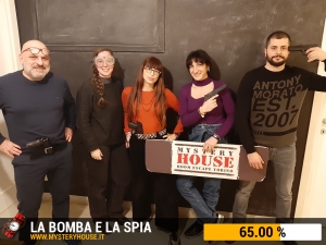 escape room mystery house torino La Bomba e la Spia