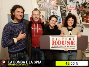 escape room mystery house torino La Bomba e la Spia