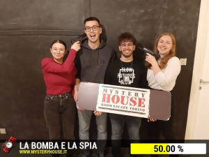 escape room mystery house torino La Bomba e la Spia