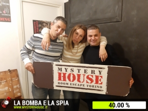 escape room mystery house torino La Bomba e la Spia