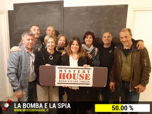 escape room mystery house torino La Bomba e la Spia