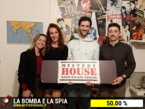 escape room mystery house torino La Bomba e la Spia