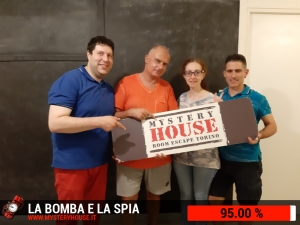 escape room mystery house torino La Bomba e la Spia