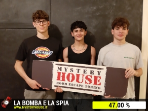 escape room mystery house torino La Bomba e la Spia