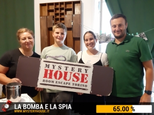 escape room mystery house torino La Bomba e la Spia