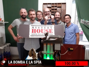 escape room mystery house torino La Bomba e la Spia