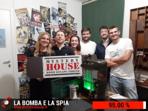 escape room mystery house torino La Bomba e la Spia