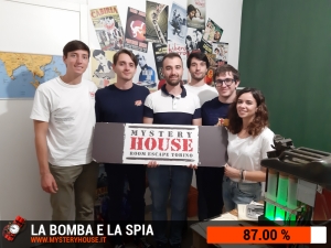 escape room mystery house torino La Bomba e la Spia