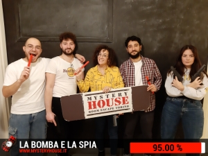 escape room mystery house torino La Bomba e la Spia