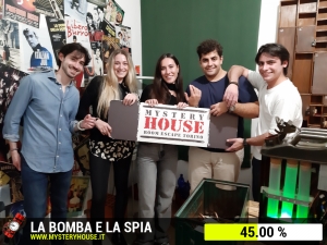 escape room mystery house torino La Bomba e la Spia