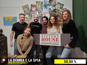 escape room mystery house torino La Bomba e la Spia