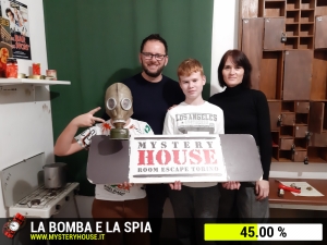 escape room mystery house torino La Bomba e la Spia